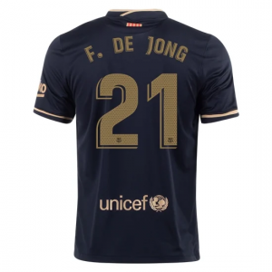 FC Barcelona Frenkie De Jong 21 – Kortærmet Udebanetrøje 2020 21 – Kortærmet