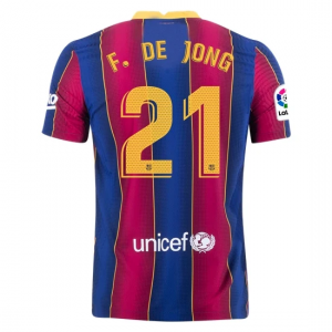 FC Barcelona Frenkie De Jong 21 – Kortærmet Hjemmebanetrøje 2020 21 – Kortærmet