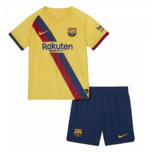 FC Barcelona Børn UdebaneSæt 2019 20- Kortærmet