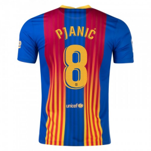 FC Barcelona Miralem Pjanic 8 El Clasico trøjer 2021 – Kortærmet