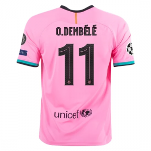 FC Barcelona Ousmane Dembele 11 Tredje trøjer 2020 21 – Kortærmet
