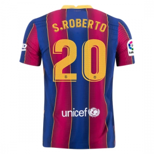 FC Barcelona Sergi Roberto 20 Hjemmebanetrøje 2020 21 – Kortærmet