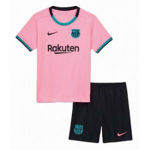 FC Barcelone Børn TredjeSæts 2020 21 – Kortærmet