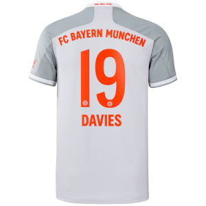 FC Bayern München Alphonso Davies 19 Udebanetrøje 2020 21 – Kortærmet