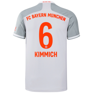 FC Bayern München Joshua Kimmich 6 Udebanetrøje 2020 21 – Kortærmet