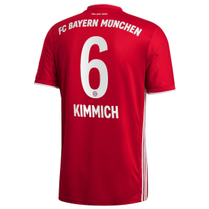 FC Bayern München Joshua Kimmich 6 Hjemmebanetrøje 2020 21 – Kortærmet