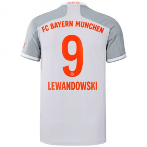 FC Bayern München Robert Lewandowski 9 Udebanetrøje 2020 21 – Kortærmet