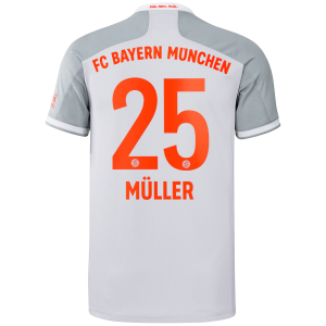 Thomas Müller 25 FC Bayern München Udebane trøjer 2020 21 – Kortærmet