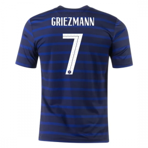Frankrig Antoine Griezmann 7 Frankrig Hjemmebanetrøje 20-21 – Kortærmet