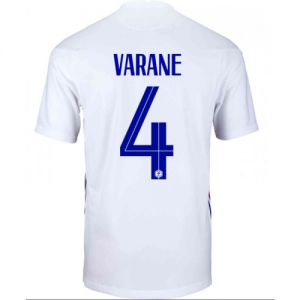 Frankrig Raphael Varane 4 Udebane Trøje EM 2020 – Kortærmet