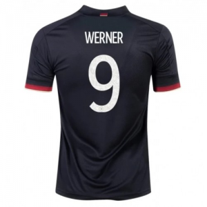 Tyskland Timo Werner 9 Udebanetrøje 20-21 – Kortærmet