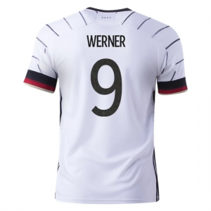 Tyskland Timo Werner 9 Tyskland Hjemmebanetrøje 20-21 – Kortærmet