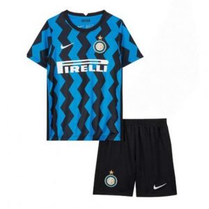 Inter Milan Børn HjemmebaneSæt 2020 21 – Kortærmet