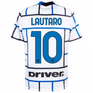 Inter Milan Lautaro Martinez 10 Udebanetrøje 2020 2021 – Kortærmet