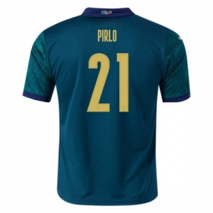 Italien Andrea Pirlo 21 Tredje Trøje EM 2020 – Kortærmet