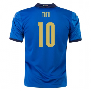 Italien Frankrigsco Totti 10 Hjemmebanetrøje 20-21 – Kortærmet