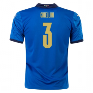 Italien Giorgio Chiellini 3 Hjemmebanetrøje 20-21 – Kortærmet