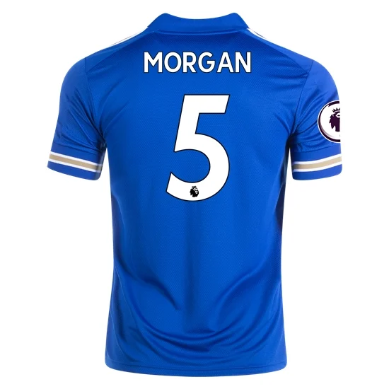 Leicester City Wes Morgan 5 Hjemmebanetrøje 2020 21 – billige fodboldtrøjer,Børn fodbold trøje,EM 2020