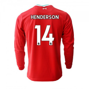 Liverpool Jordan Henderson 14 Hjemmebanetrøje 2020 21 – Langærmet
