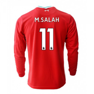 Liverpool Mohamed Salah 11 Hjemmebanetrøje 2020 21 – Langærmet