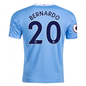 Manchester City Bernardo Silva 20 Hjemmebanetrøje 2020 21 – Kortærmet