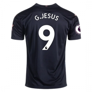 Manchester City Gabriel Jesus 9 Udebanetrøje 2020 21 – Kortærmet