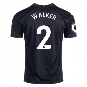 Manchester City Kyle Walker 2 Udebanetrøje 2020 21 – Kortærmet