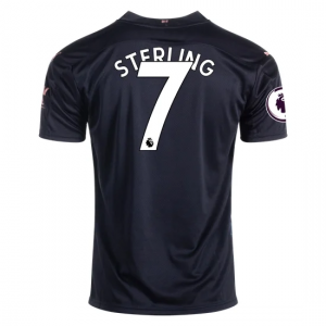Manchester City Raheem Sterling 7 Udebanetrøje 2020 21 – Kortærmet