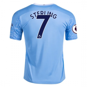 Manchester City Raheem Sterling 7 Hjemmebanetrøje 2020 21 – Kortærmet