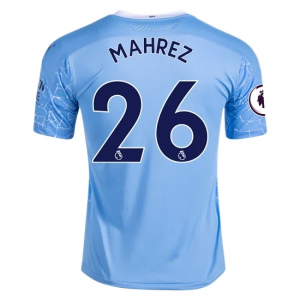 Manchester City Riyad Mahrez 26 Hjemmebanetrøje 2020 21 – Kortærmet