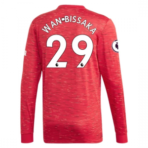 Manchester United Aaron Wan Bissaka 29 Hjemmebanetrøje 2020 21 – Langærmet