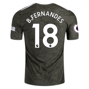 Manchester United Bruno Fernandes 18 Tredje trøjer 2020 21 – Kortærmet