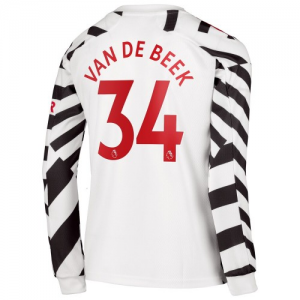 Manchester United Donny van de Beek 34 Tredje trøjer 2020 21 – Langærmet