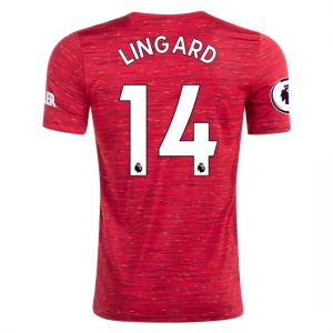 Manchester United Jesse Lingard 14 Hjemmebanetrøje 2020 21 – Kortærmet
