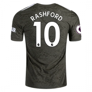 Manchester United Marcus Rashford 10 Udebanetrøje 2020 21 – Kortærmet