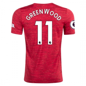 Manchester United Mason Greenwood 11 Hjemmebanetrøje 2020 21 – Kortærmet