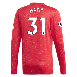 Manchester United Nemanja Matic 31 Hjemmebanetrøje 2020 21 – Langærmet