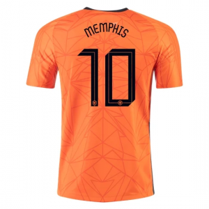 Holland Memphis Depay 10 Hjemmebanetrøje 20-21 – Kortærmet