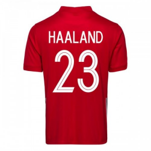 Norge Erling Haaland 23 Hjemmebanetrøje 20-21 – Kortærmet