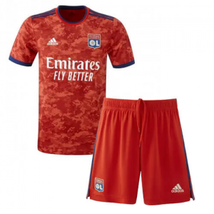 Olympique Lyonnais Børn Udebanetrøje 2021 22 – Kortærmet