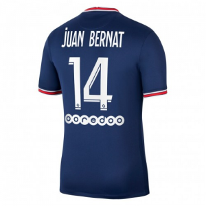 Paris Saint Germain PSG Juan Bernat 14 Hjemmebanetrøje 2021-22 – Kortærmet