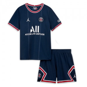 Paris Saint Germain Børn HjemmebaneSæt 2021/22 – FodboldTrøjer(S/S)