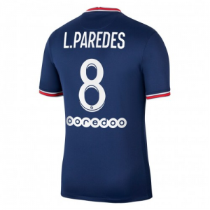 Paris Saint Germain PSG Leandro Paredes 8 Hjemmebanetrøje 2021-22 – Kortærmet