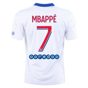 Paris Saint Germain PSG Kylian Mbappe 7 Udebane trøjer 2020 21 – Kortærmet