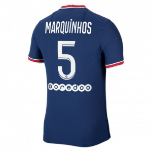 Paris Saint Germain PSG Marquinhos 5 Hjemmebanetrøje 2021-22 – Kortærmet