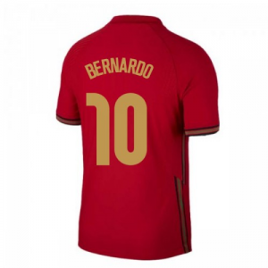Portugal Bernardo Silva 10 Hjemmebanetrøje 20-21 – Kortærmet