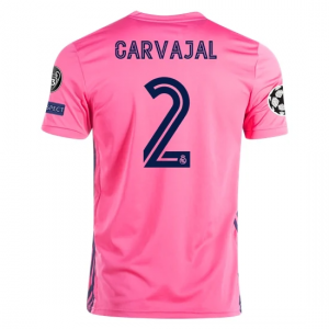 Real Madrid Dani Carvajal 2 Udebanetrøje 2020 21 – Kortærmet