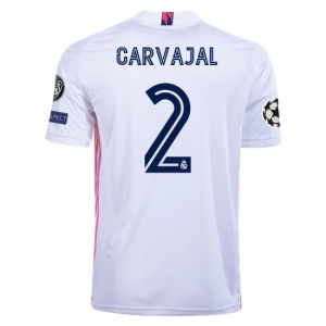 Real Madrid Dani Carvajal 2 Hjemmebanetrøje 2020 21 – Kortærmet