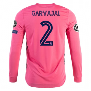 Real Madrid Dani Carvajal 2 Udebanetrøje 2020 21 – Langærmet