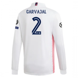 Real Madrid Dani Carvajal 2 Hjemmebanetrøje 2020 21 – Langærmet